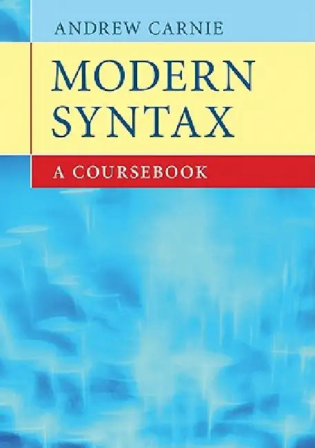 Modern Syntax (English, Andrew Carnie)
