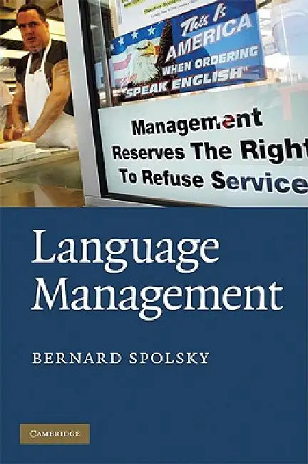 Buy Language Management (English, Bernard Spolsky) — BookShops.in
