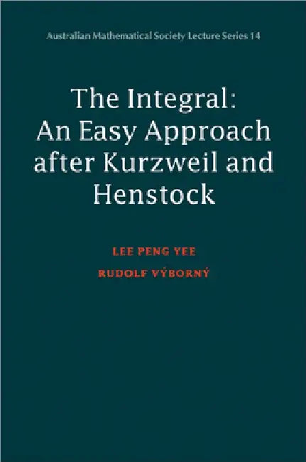 Buy Integral (English, P. y. Lee | Lee Peng Yee | Rudolf Vyborny) — BookShops.in