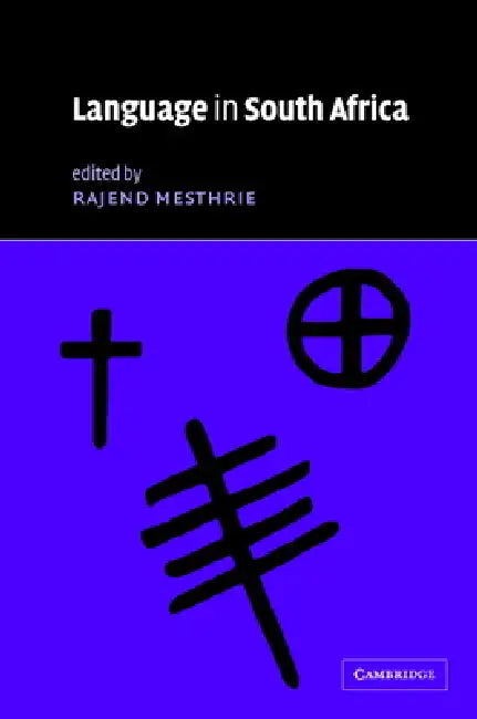 Buy Language in South Africa (English, Raj Mesthrie | Rajend Mesthrie | Mesthrie Rajend) — BookShops.in