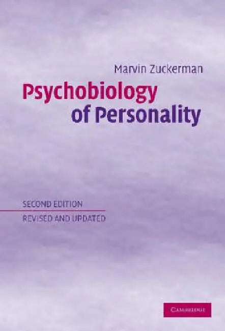 Buy Psychobiology of Personality (English, Marvin Zuckerman | Jeffrey Gray | Michael Gelder) — BookShops.in