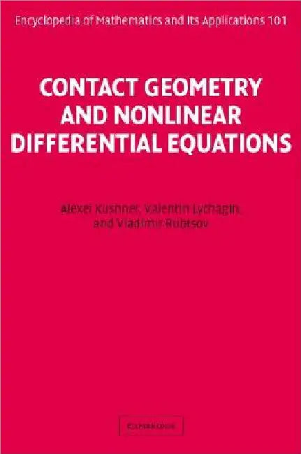 Contact Geometry and Non-Linear Differential Equations (English, Alexei Kushner)