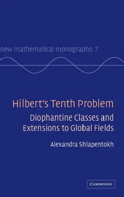 Buy Hilbert's Tenth Problem (English, Alexandra Shlapentokh) — BookShops.in