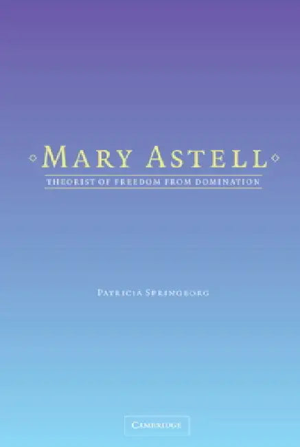 Buy Mary Astell (English, Patricia Springborg) — BookShops.in