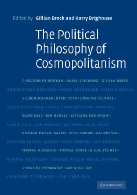 Buy The Political Philosophy of Cosmopolitanism (English, Gillian Brock) — BookShops.in