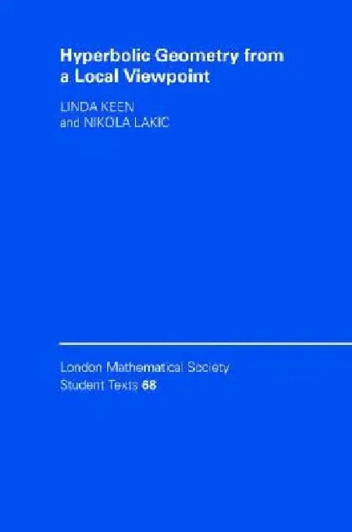 Hyperbolic Geometry from a Local Viewpoint – Linda Keen view 4