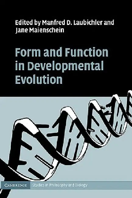 Buy Form and Function in Developmental Evolution (English, Manfred D. Laubichler | Jane Maienschein) — BookShops.in