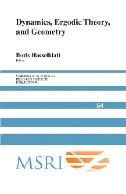 Dynamics, Ergodic Theory and Geometry – Boris Hasselblatt – Cambridge University Press view 2