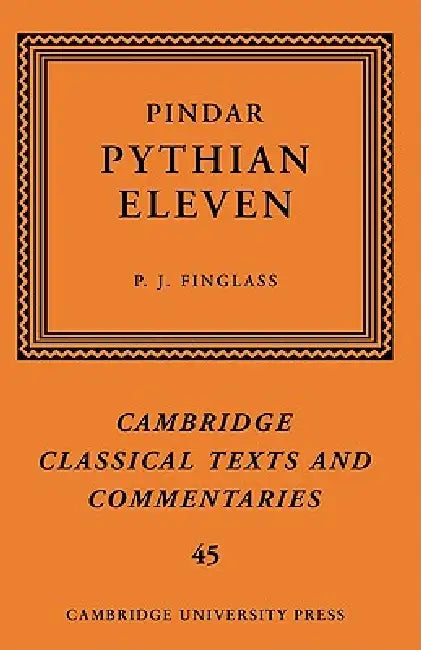 Buy Pindar (English, P. J. Finglass) — BookShops.in