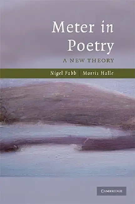 Buy Meter in Poetry (English, Nigel Fabb | Morris Halle) — BookShops.in