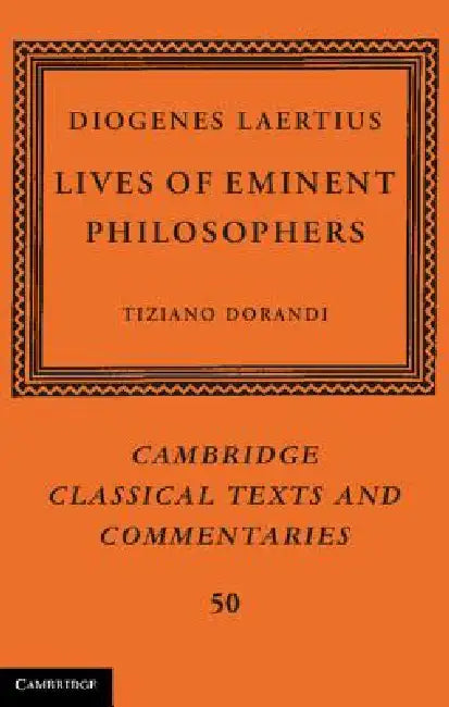 Buy Diogenes Laertius (English, Tiziano Dorandi) — BookShops.in