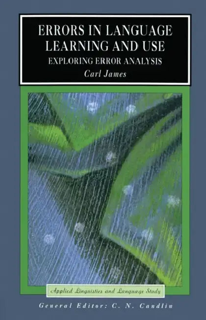 Buy Errors in Language Learning and Use (English, Carl James) — BookShops.in
