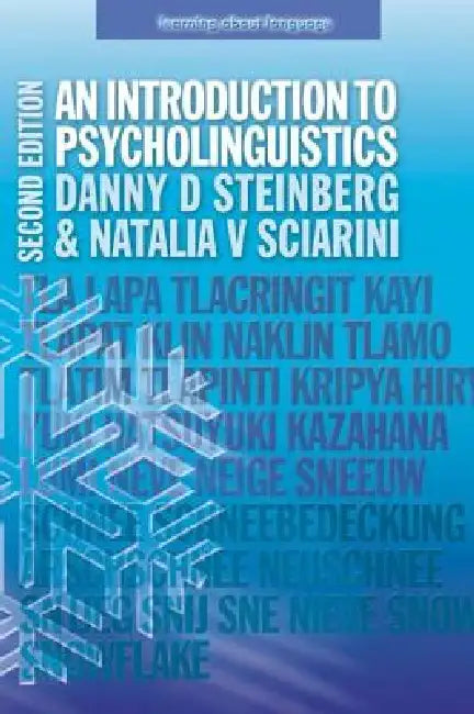 An Introduction to Psycholinguistics (English, Danny D. Steinberg | Natalia V. Sciarini)