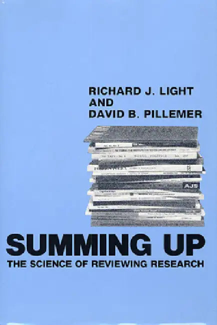 Summing Up (English, Richard J. Light | David B. Pillemer)