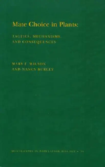 Buy Mate Choice in Plants (English, Nancy Burley | Mary F. Willson) — BookShops.in