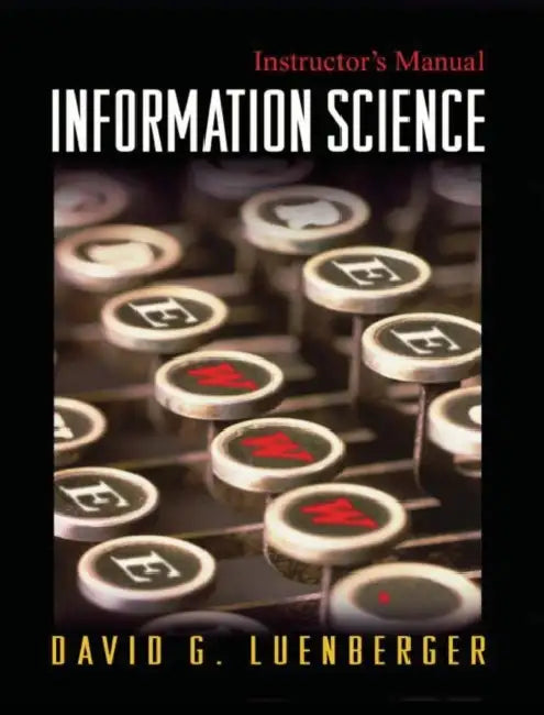 Buy Information Science (English, David G. Luenberger) — BookShops.in