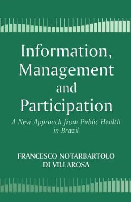 Buy Information, Management and Participation (English, Francesco Di Notarbartolo Villarosa) — BookShops.in