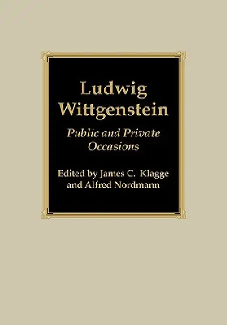 Ludwig Wittgenstein (English, James C. Klagge | Alfred Nordmann)