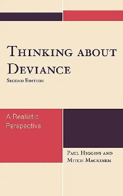 Buy Thinking About Deviance (English, Paul Higgins | Mitch Mackinem) — BookShops.in