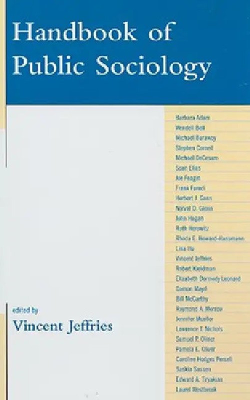 Handbook of Public Sociology – Vincent Jeffries view 2