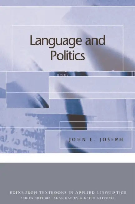 Buy Language and Politics (English, John E. Joseph) — BookShops.in