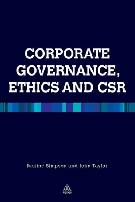 Corporate Governance Ethics and Csr (English, Justine Simpson | John R. Taylor)
