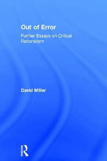 Out of Error (English, David Miller)