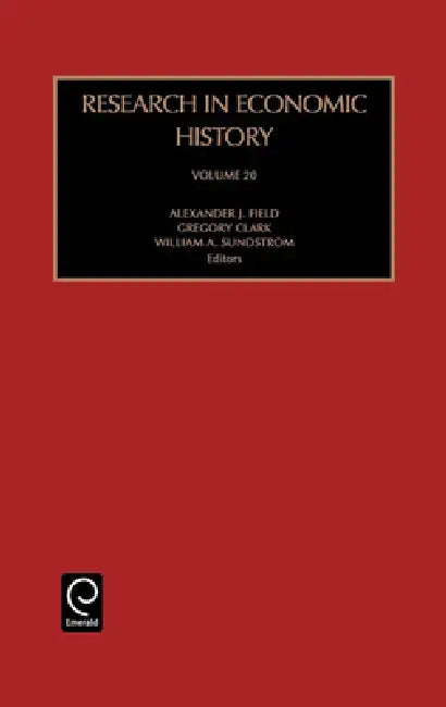 Buy Research in Economic History (English, W. Sundstrom | G. Clark | A. J. Field) — BookShops.in