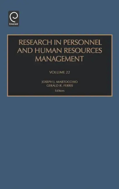 Buy Research in Personnel and Human Resources Management (English, Joseph J. Martocchio | Gerald R. Ferris) — BookShops.in