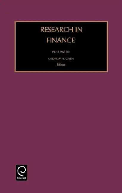 Buy Research in Finance (English, Andrew H. Chen) — BookShops.in
