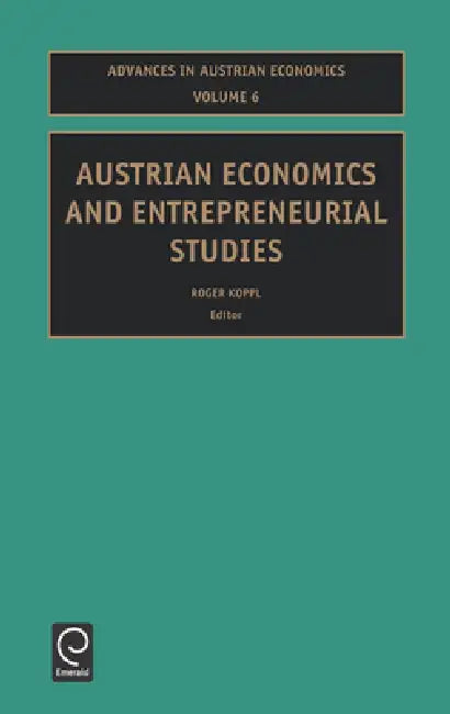 Buy Austrian Economics and Entrepreneurial Studies (English, Roger Koppl) — BookShops.in