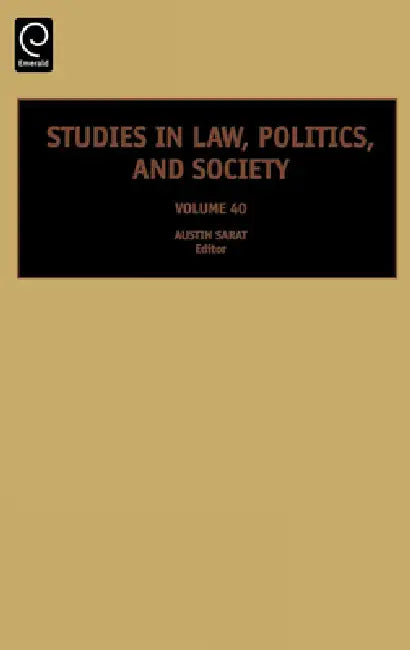 Studies in Law, Politics, and Society (English, Austin Sarat)