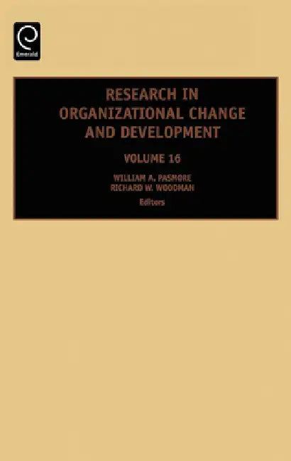 Buy Research in Organizational Change and Development (English, William a. Pasmore | Richard W. Woodman) — BookShops.in