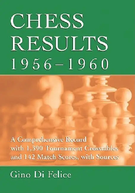 Buy Chess Results, 1956-1960 (English, Gino Di Felice) — BookShops.in