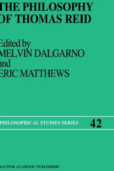 Buy The Philosophy of Thomas Reid (English, M. T. Dalgarno | E. H. Matthews) — BookShops.in