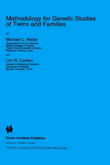 Buy Methodology for Genetic Studies of Twins and Families (NATO Science Series D:) by M. Neale & L. R. Cardon | Springer | English | Paperback | 1992 Edition — BookShops.in