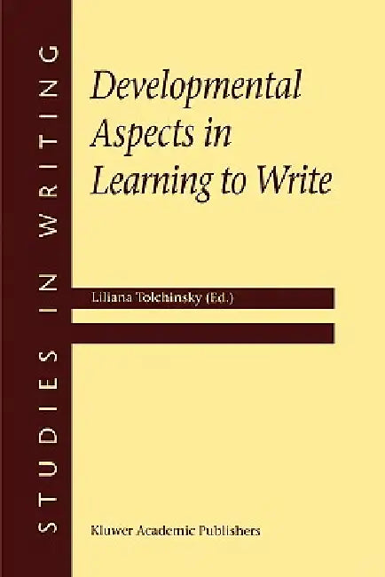 Buy Developmental Aspects in Learning to Write (English, L. Tolchinsky) — BookShops.in