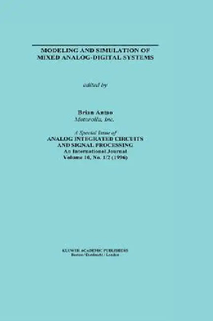 Buy Modeling and Simulation of Mixed Analog-Digital Systems (English, B. Antao) — BookShops.in