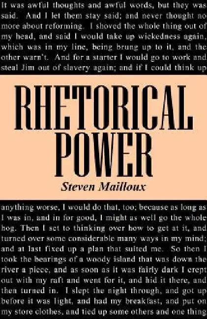 Buy Rhetorical Power (English, Steven Mailloux) — BookShops.in