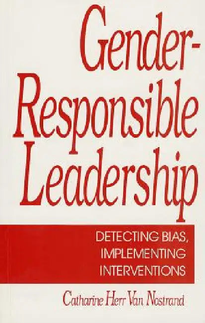 Buy Gender-Responsible Leadership (English, Catherine H. Van Nostrand) — BookShops.in