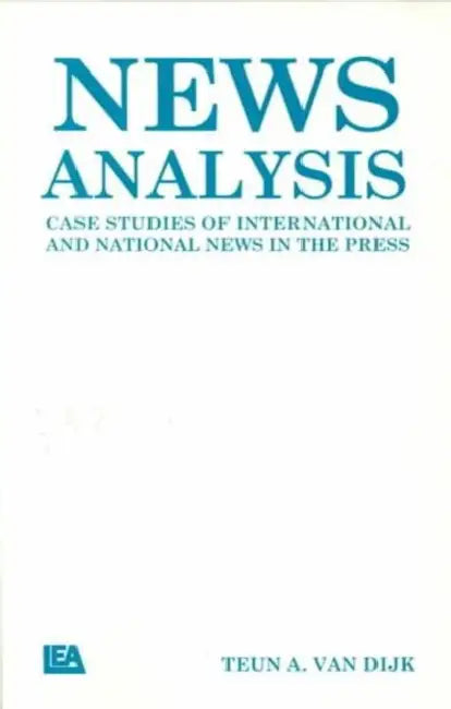 News Analysis (English, Teun A. Van Dijk)