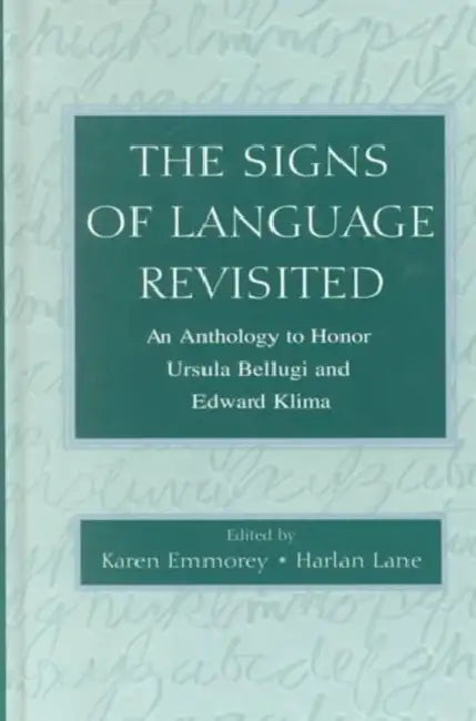 Buy The Signs of Language Revisited (English, Karen Emmorey) — BookShops.in