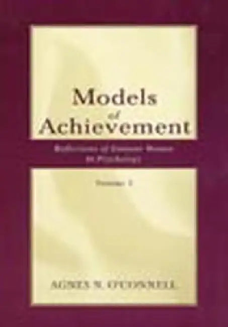 Buy Models of Achievement (English, Agnes N. O'Connell) — BookShops.in
