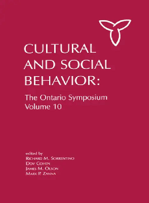 Buy Culture and Social Behavior (English, Richard M. Sorrentino | Dov Cohen | James M. Olson) — BookShops.in
