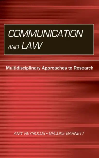 Communication and Law (English, Amy Reynolds | Brooke Barnett)