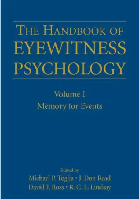 Buy The Handbook of Eyewitness Psychology (English, Michael P. Toglia | J. Don Read | David F.Ross) — BookShops.in