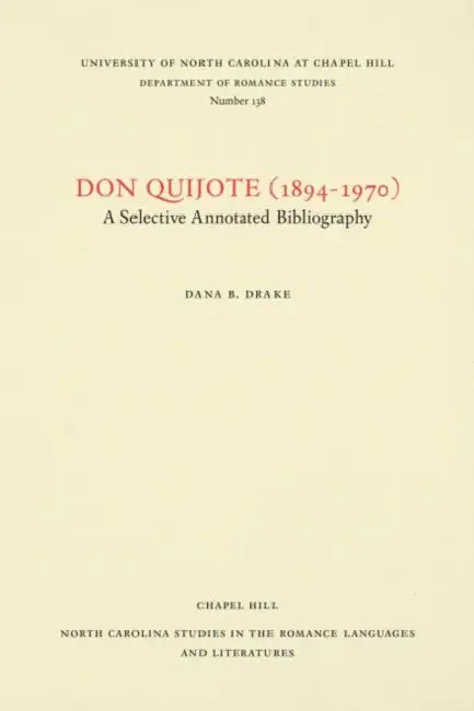 Buy Don Quijote (1894-1970) (English, Dana B. Drake) — BookShops.in