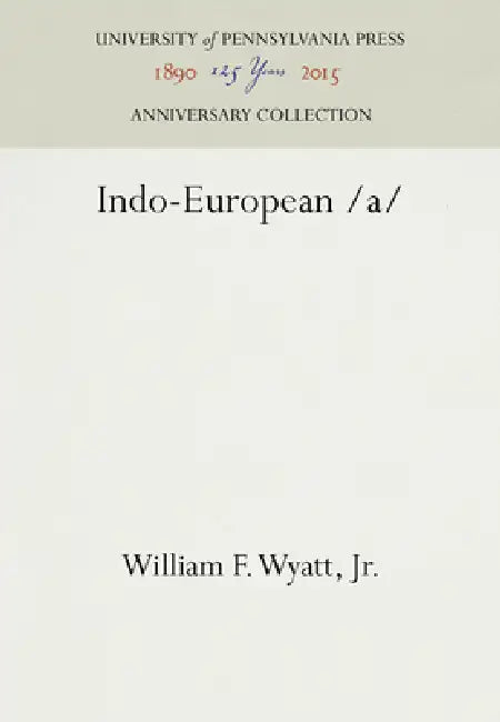 Indo-European /A (English, Jr.)