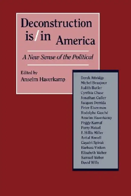 Buy Deconstruction Is/In America (English, Anselm Haverkamp) — BookShops.in