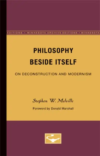 Buy Philosophy Beside Itself (English, Stephen W. Melville) — BookShops.in
